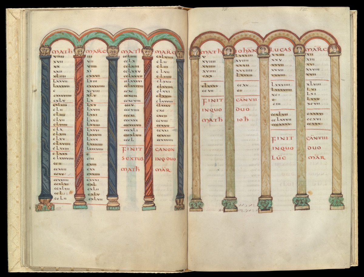 Illuminated page from a ninth-century Gospel Book