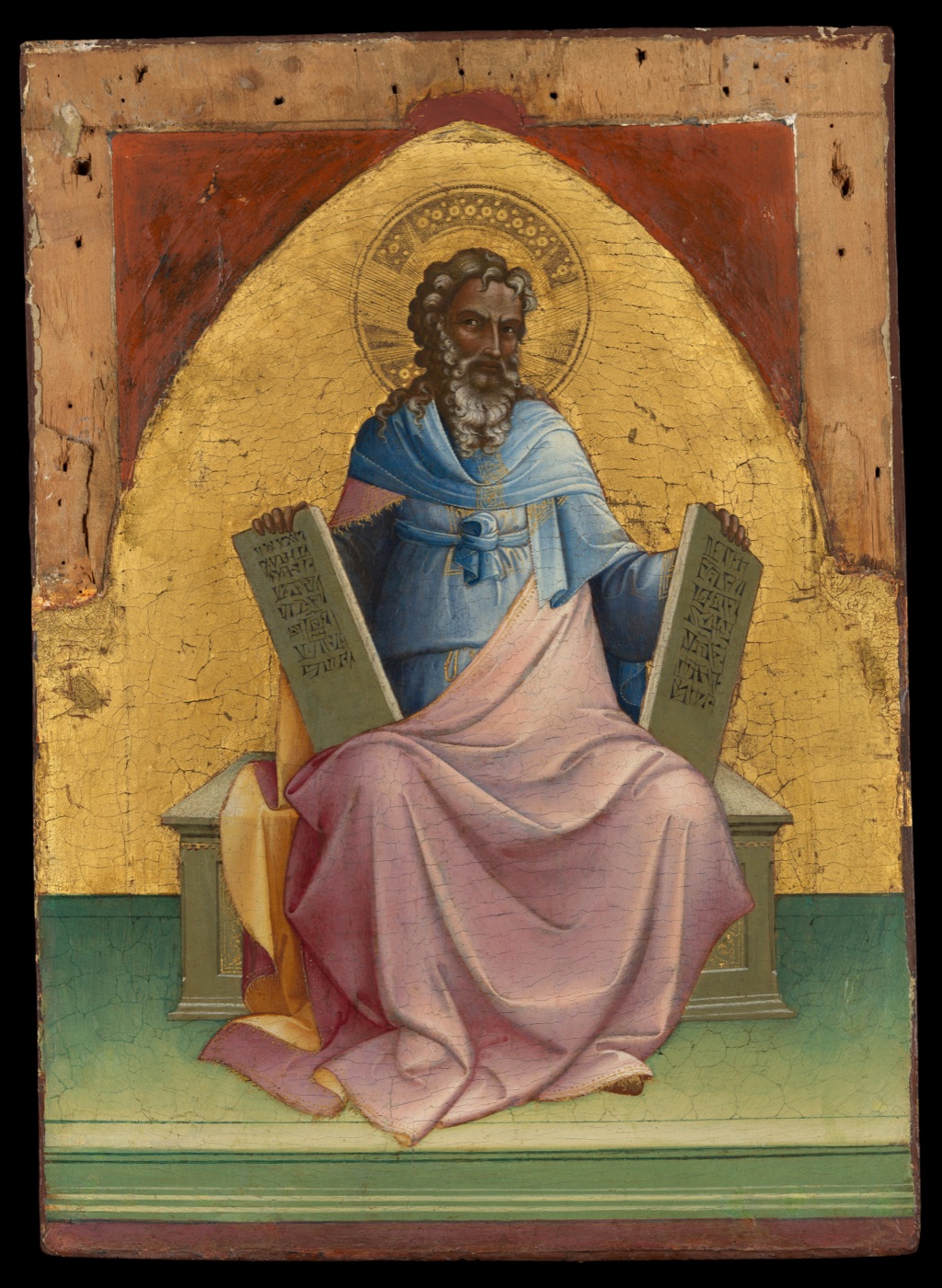 Lorenzo Monaco's early fifteenth-century painting of Moses